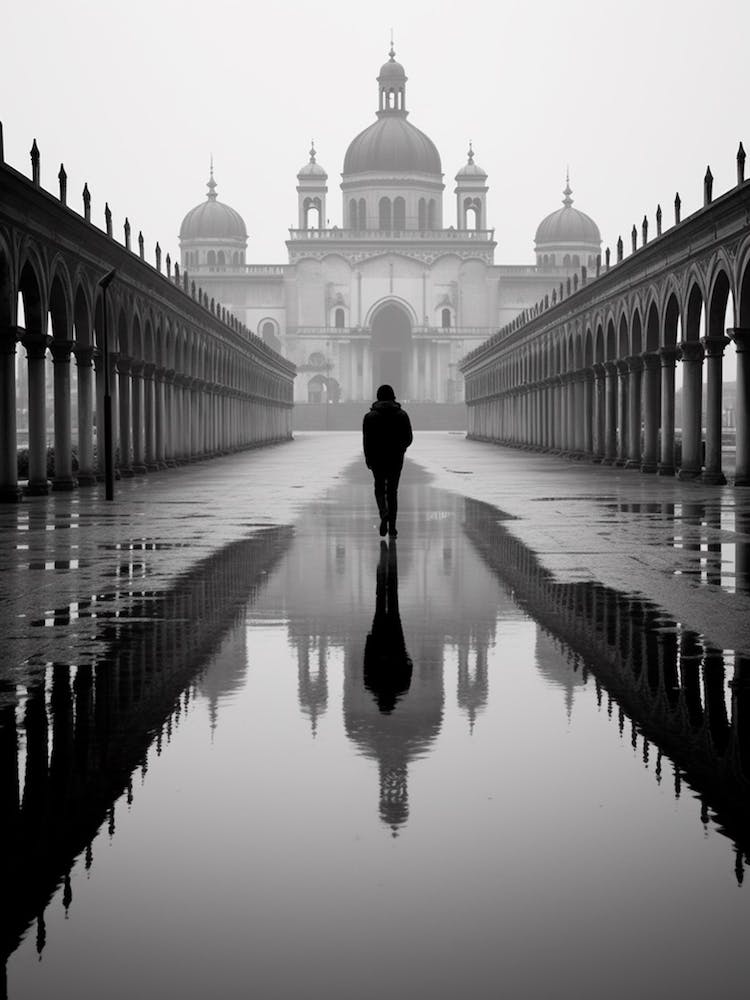Mantua, Italy,  Black And White Analogue Photography  2