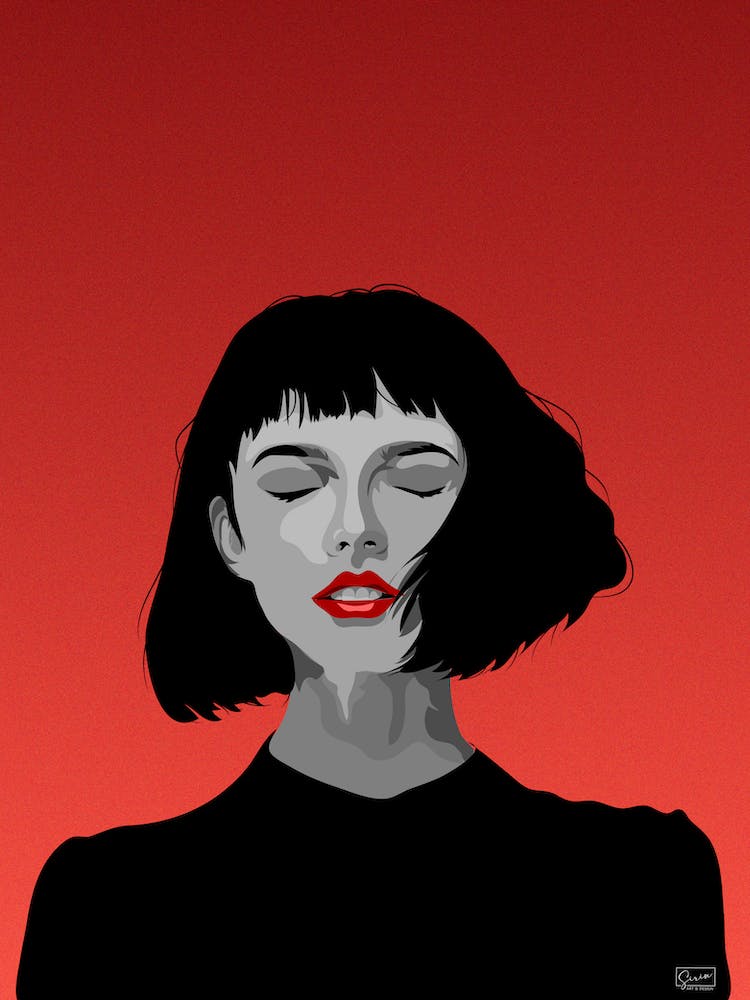 Fille en Noir