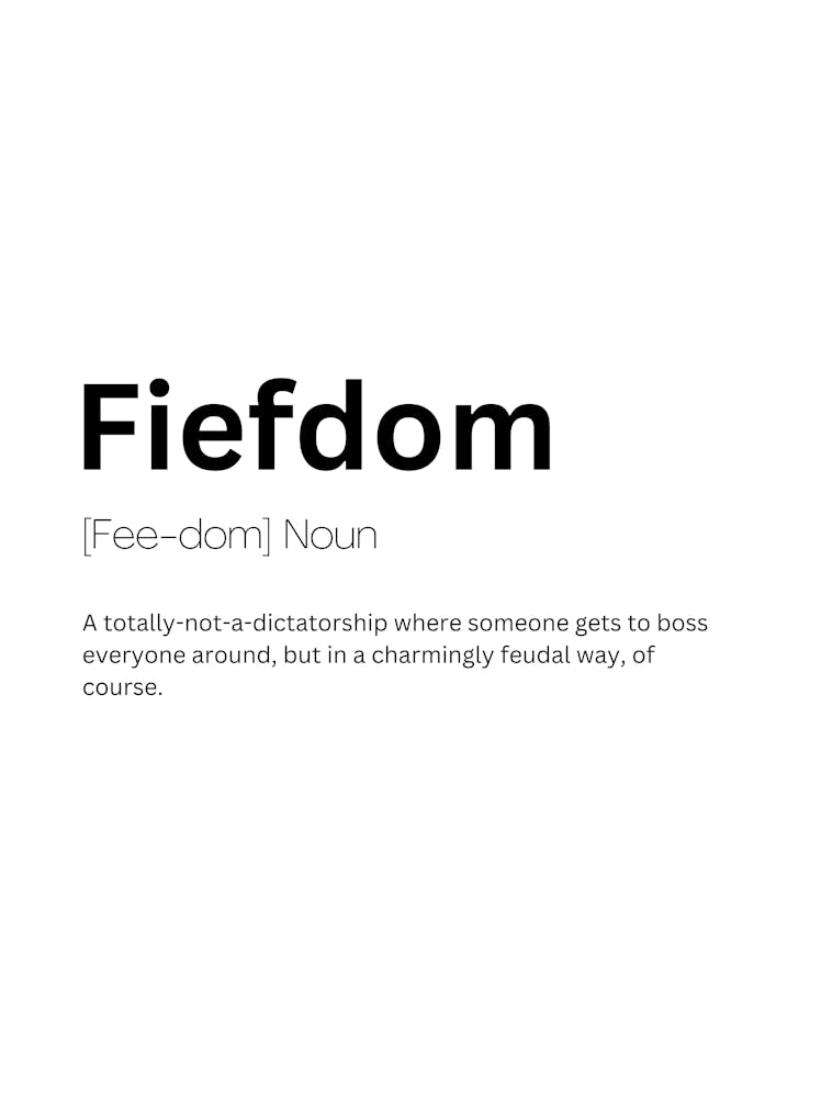 Fiefdom Definition Meaning