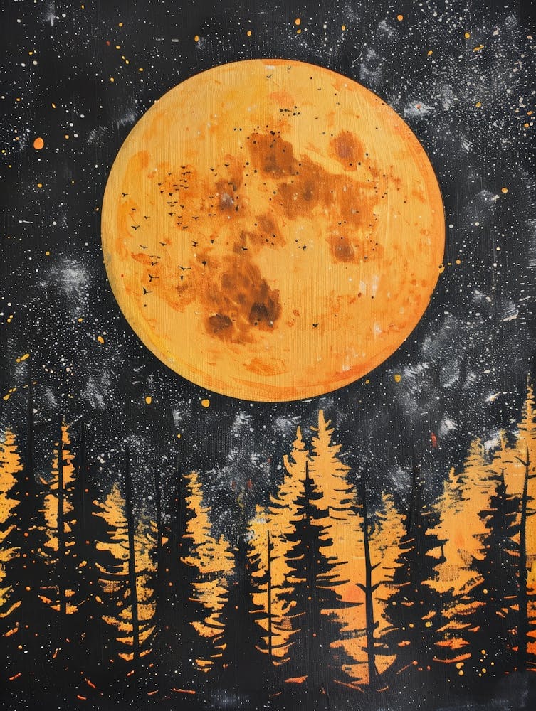 Full Moon In The Forest 2