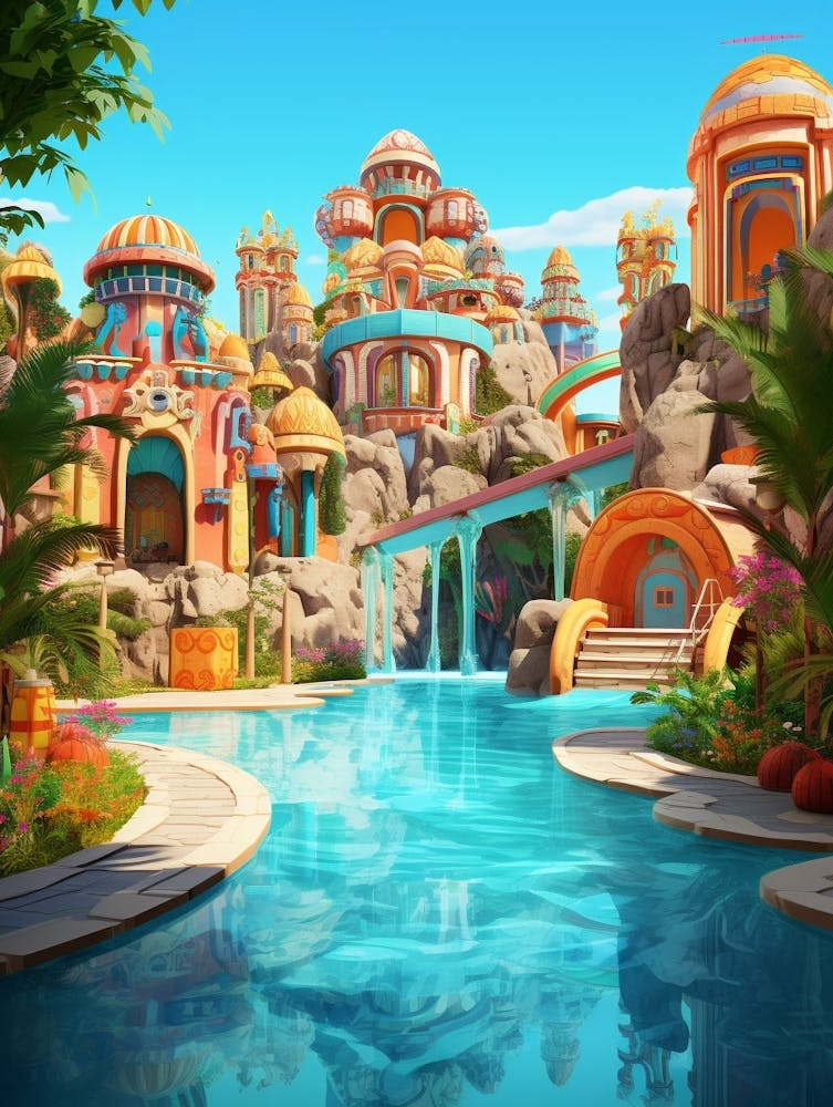 Sun City Resort Cartoon 1