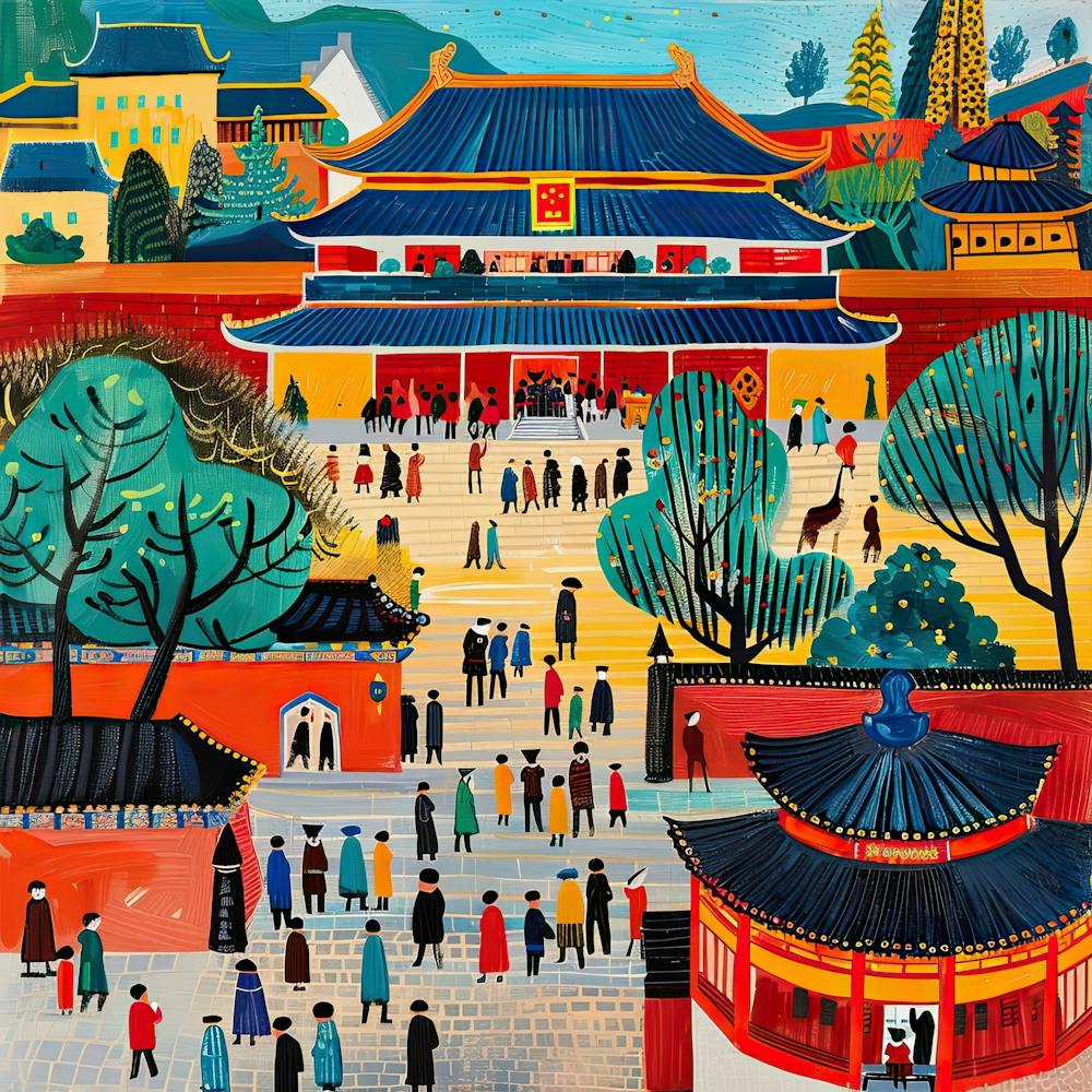 Kids Travel Illustration Xian 4