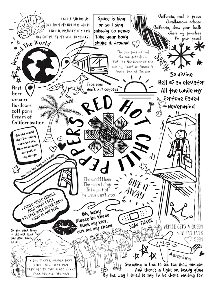 Red Hot Chili Peppers Doodle Lyrics