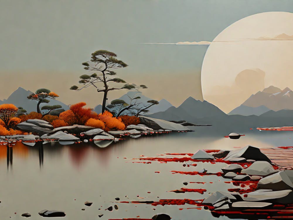 Moonlight Over The Water