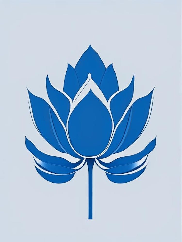Blue Lotus Retro Minimal 7