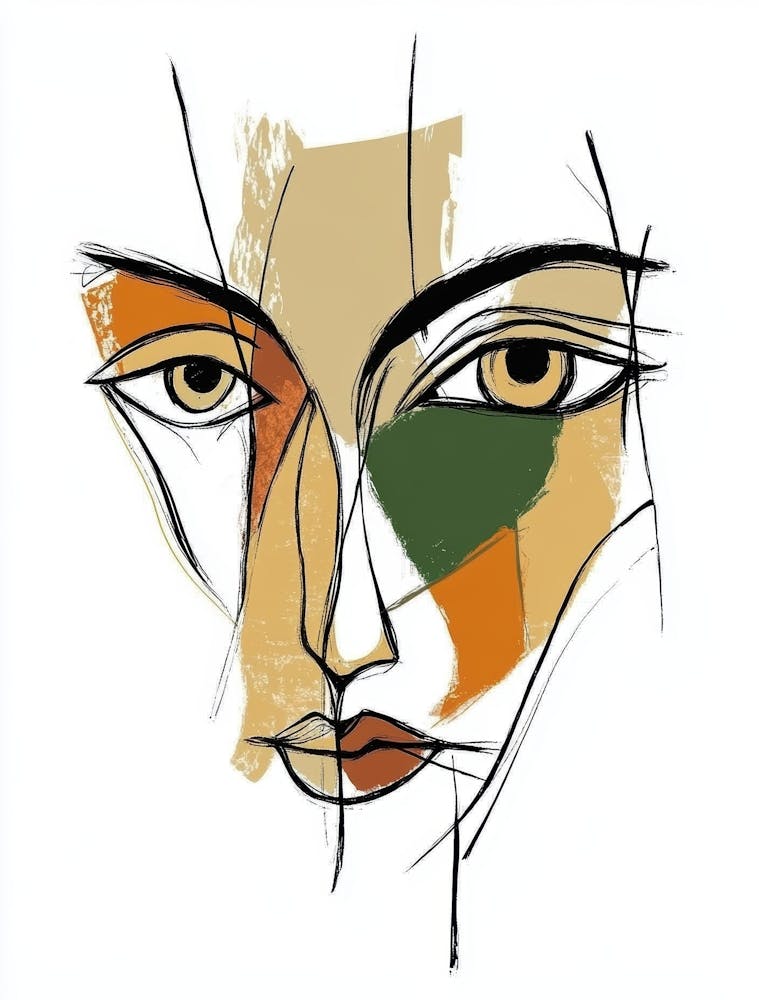 Abstract Portrait Of A Woman 140