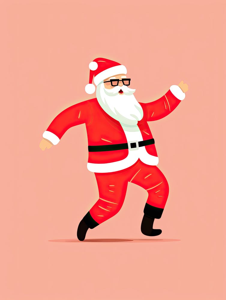 Santa Claus, Christmas print