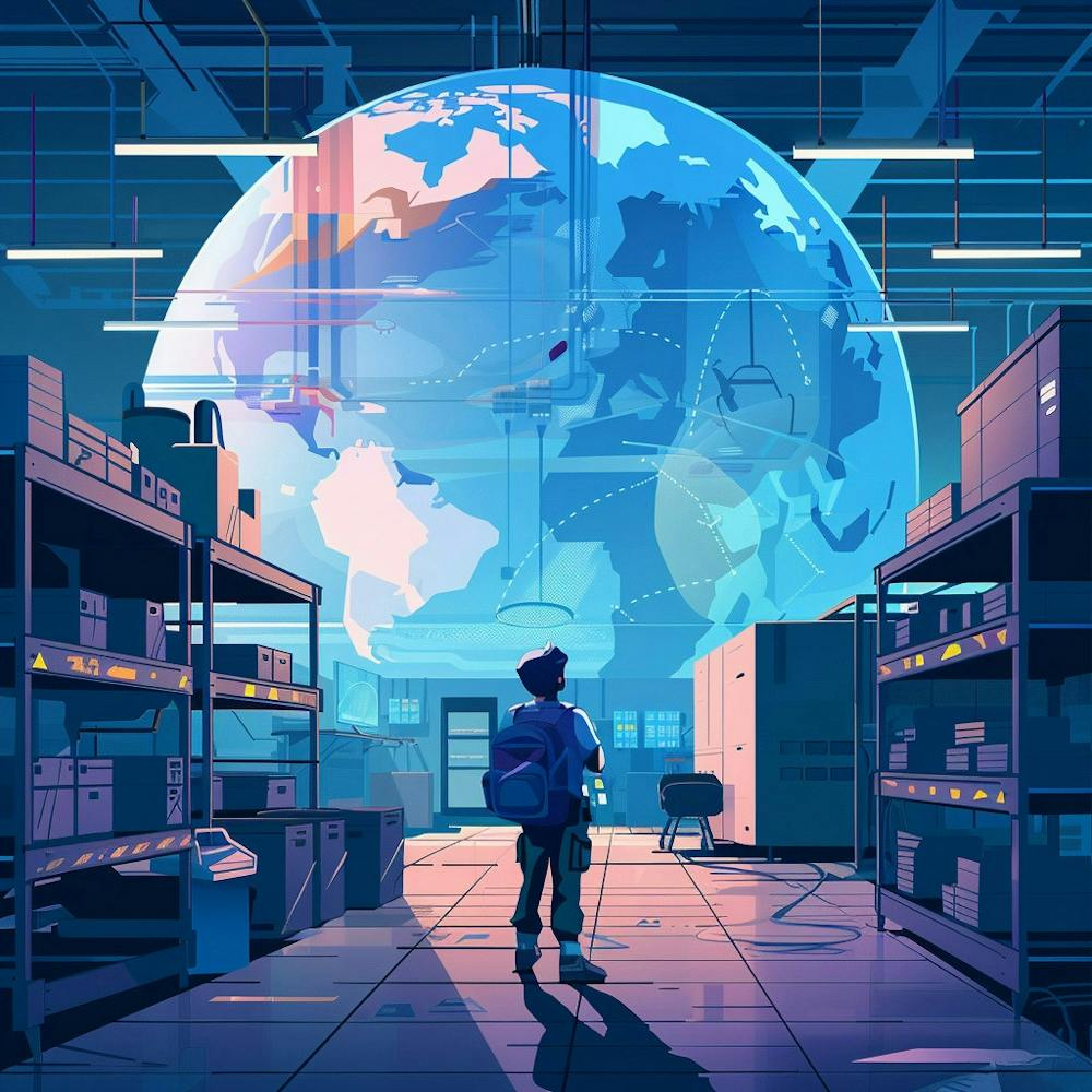 Man In A Warehouse 5