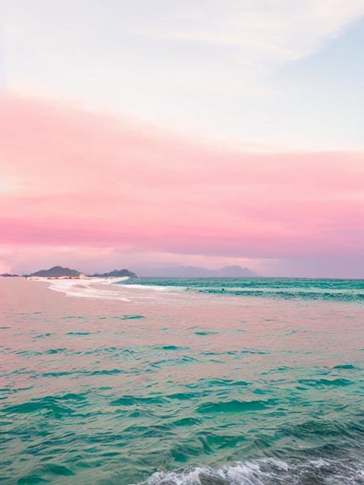 Langkawi Beach, Langkawi Island, Malaysia Pink Photography 1