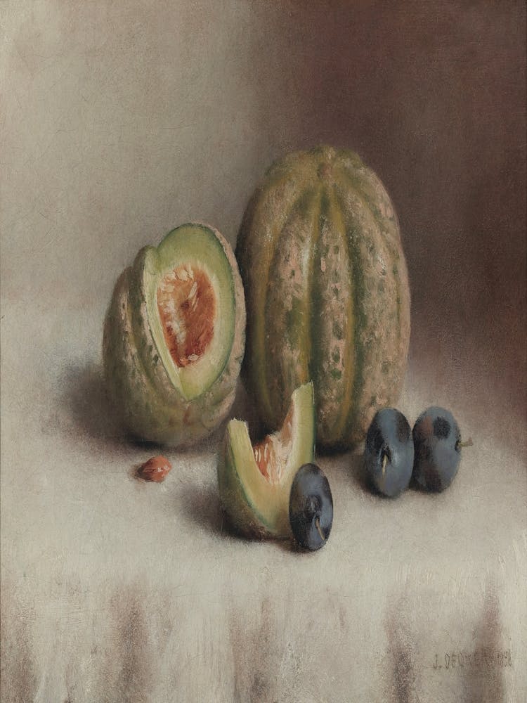 Blueberries And Melon