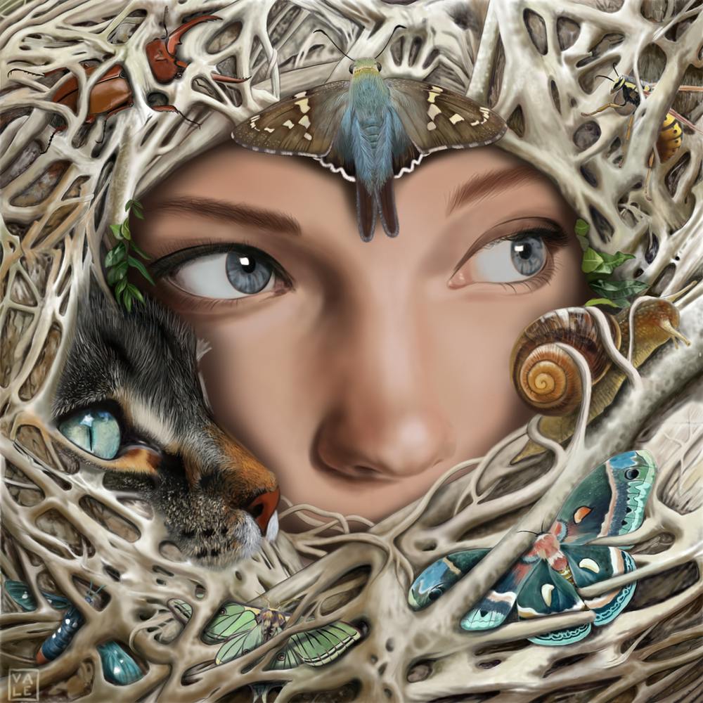 Woman In A Nest