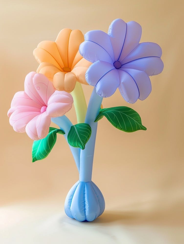 Dreamy Inflatable Flowers Periwinkle 3