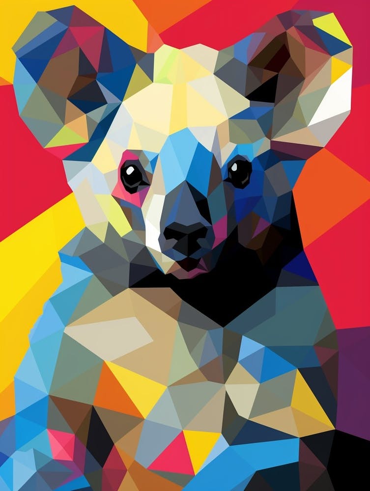 Koala Abstract Pop Art 2