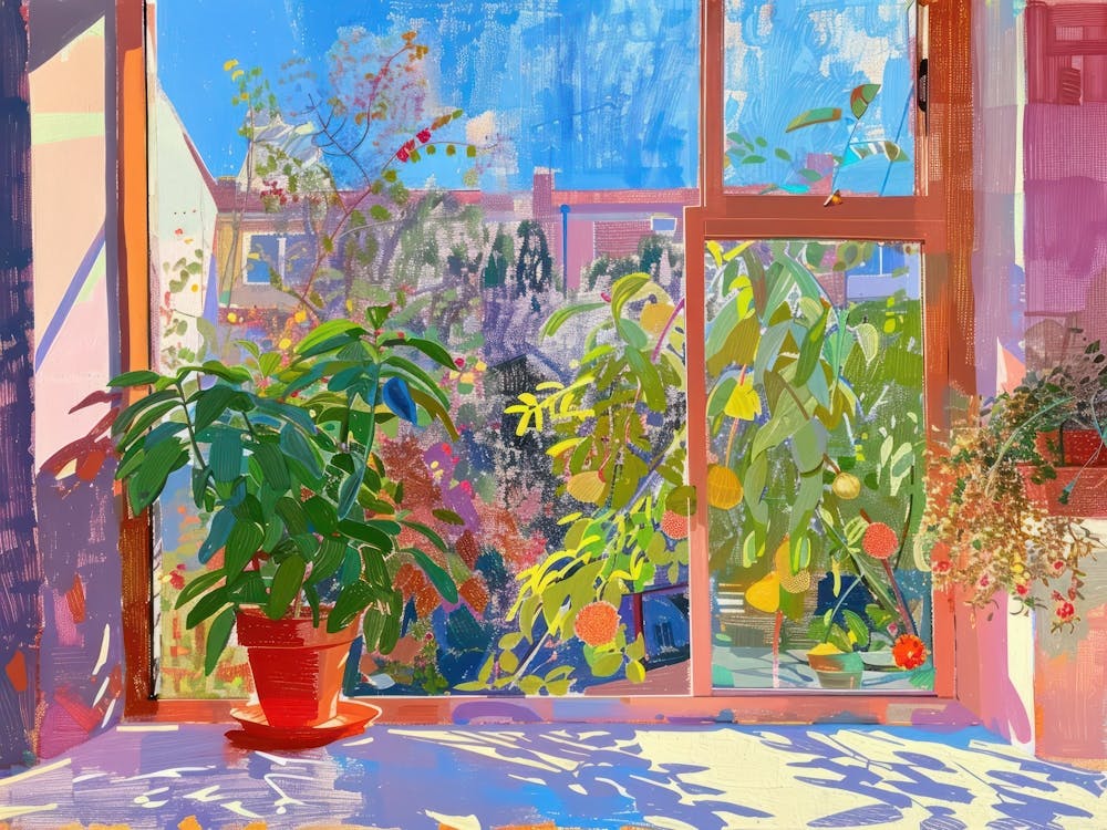 Perth From The Window View Painting 4