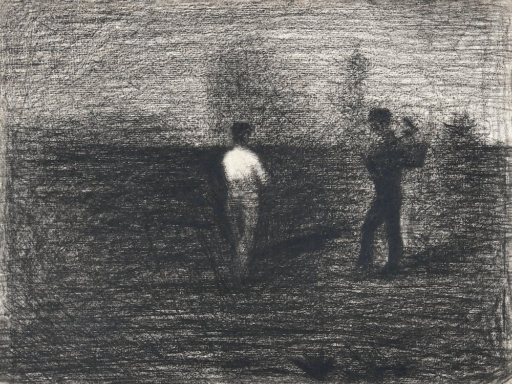 Peasants, Georges Seurat