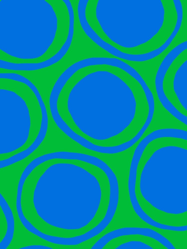 Blue And Green Circles