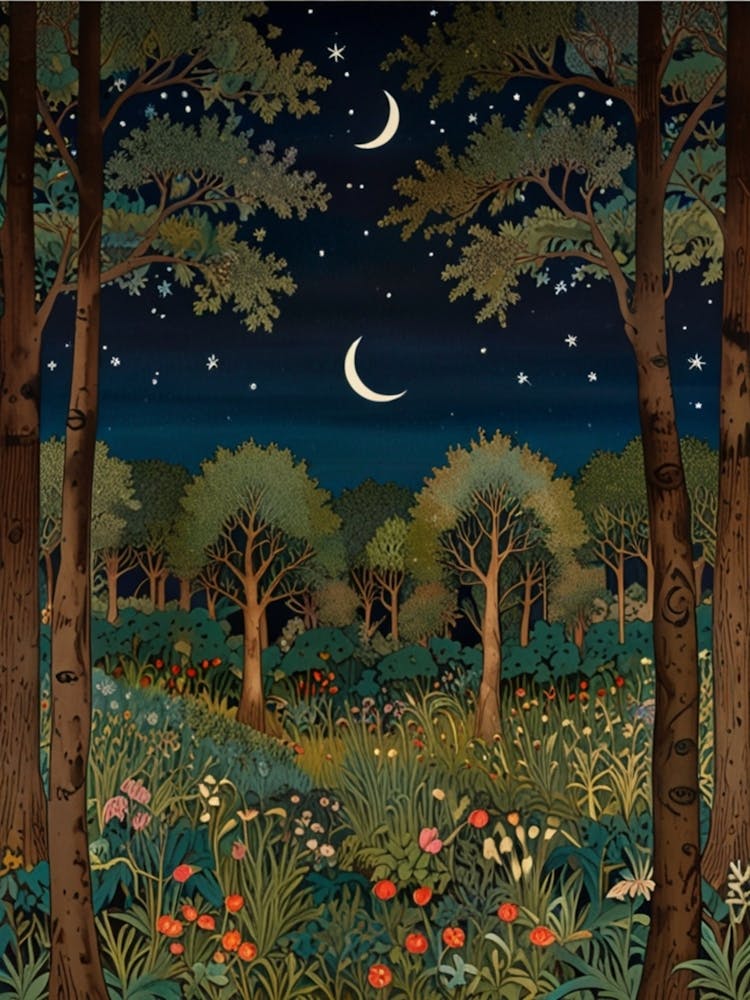 William Morris Night In The Woods 33