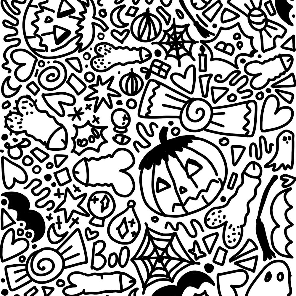 Naughty Halloween Doodles
