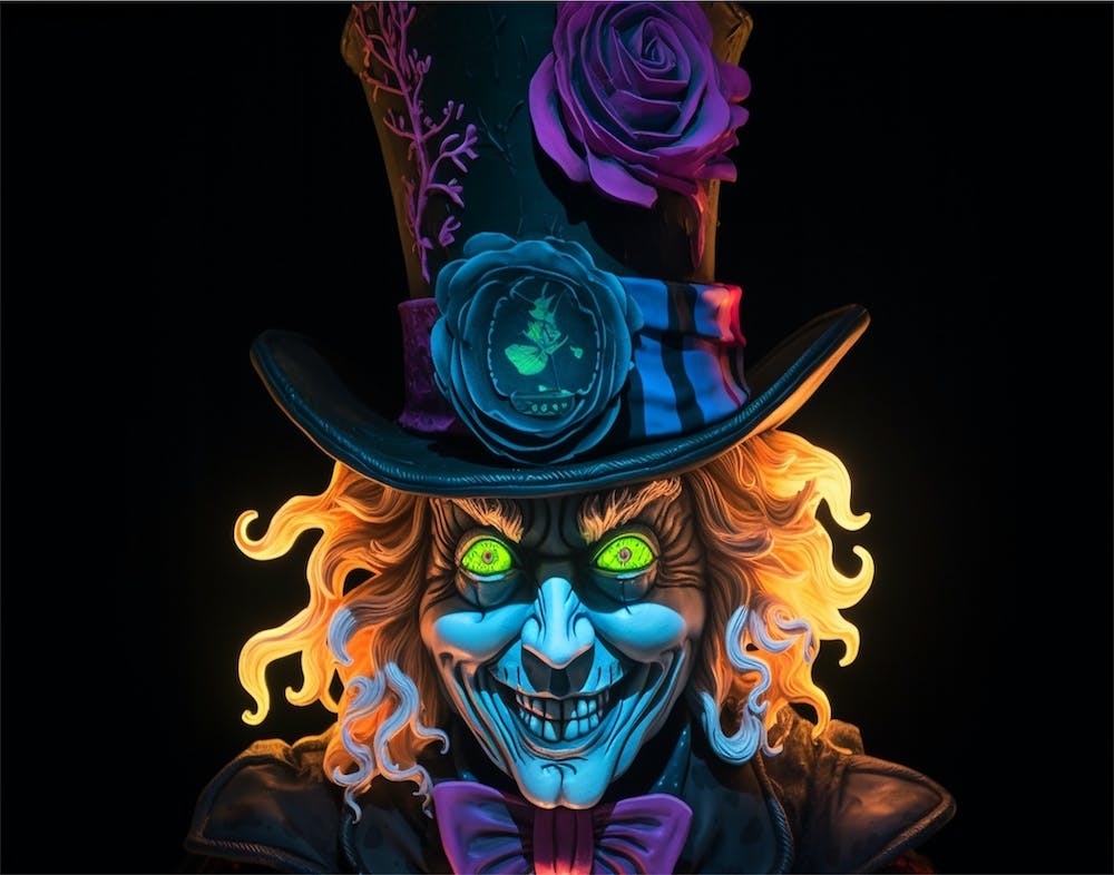 Bl 1246 - Mad Hatter BlackLight Original
