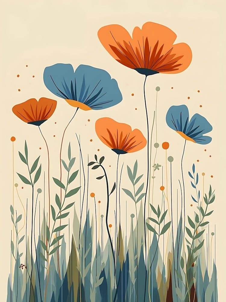 Poppies In The Meadow