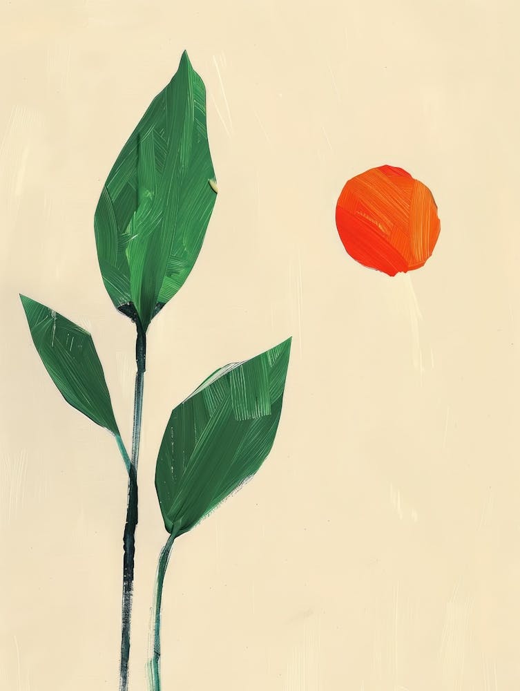 Flower And A Sun