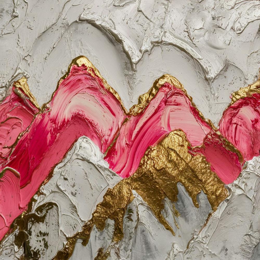 Gold And Pink Mountains