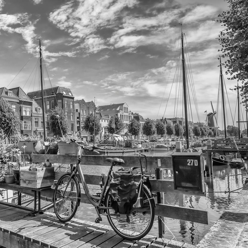 Idyllic Delfshaven Rotterdam