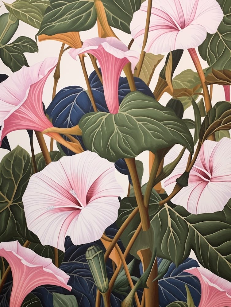 Flower Illustration Morning Glory 5