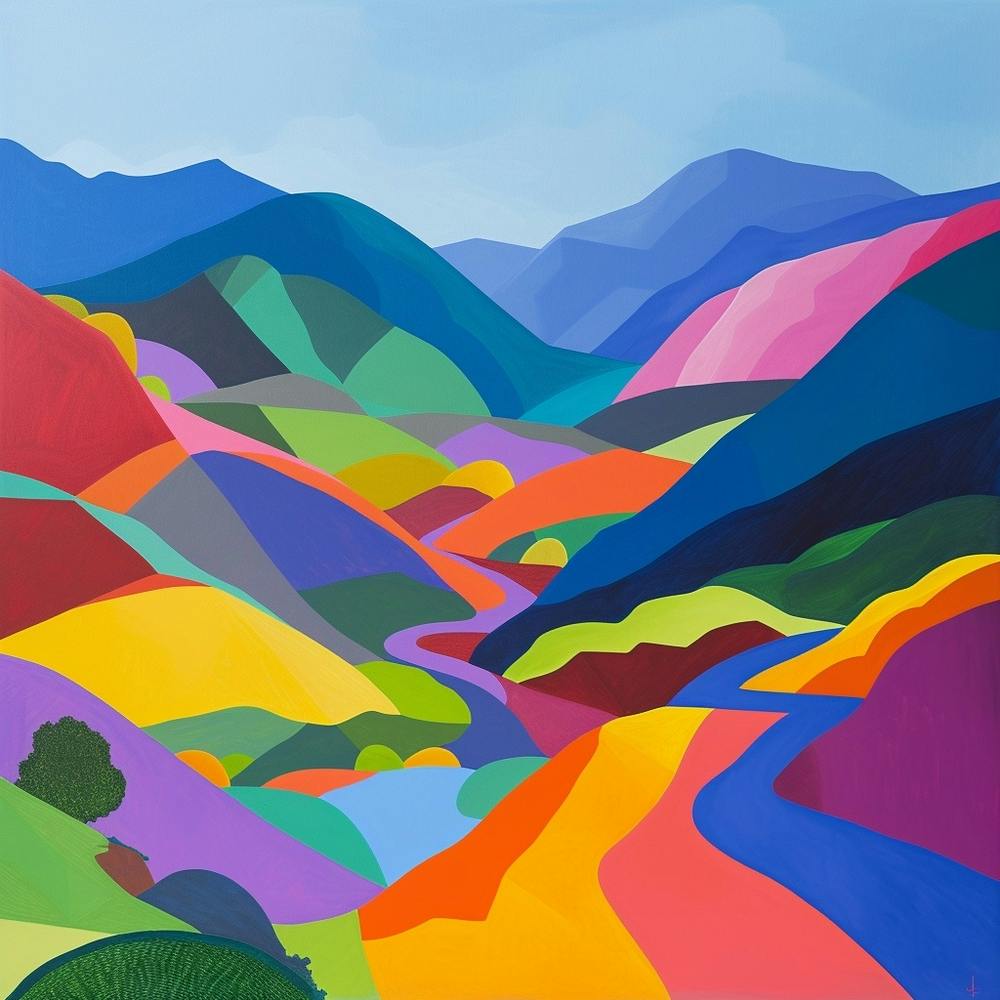 Abstract Travel Collection Andorra 3