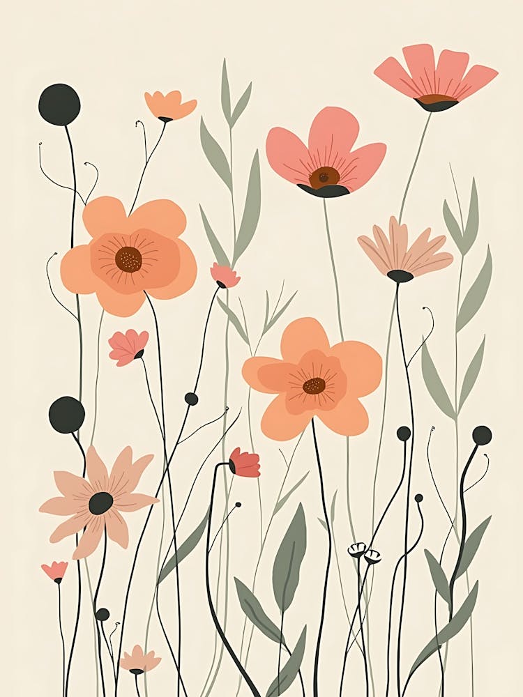 Flowers In A Field