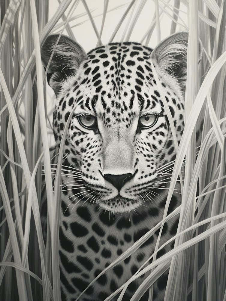 African Leopard Realism Portrait 4