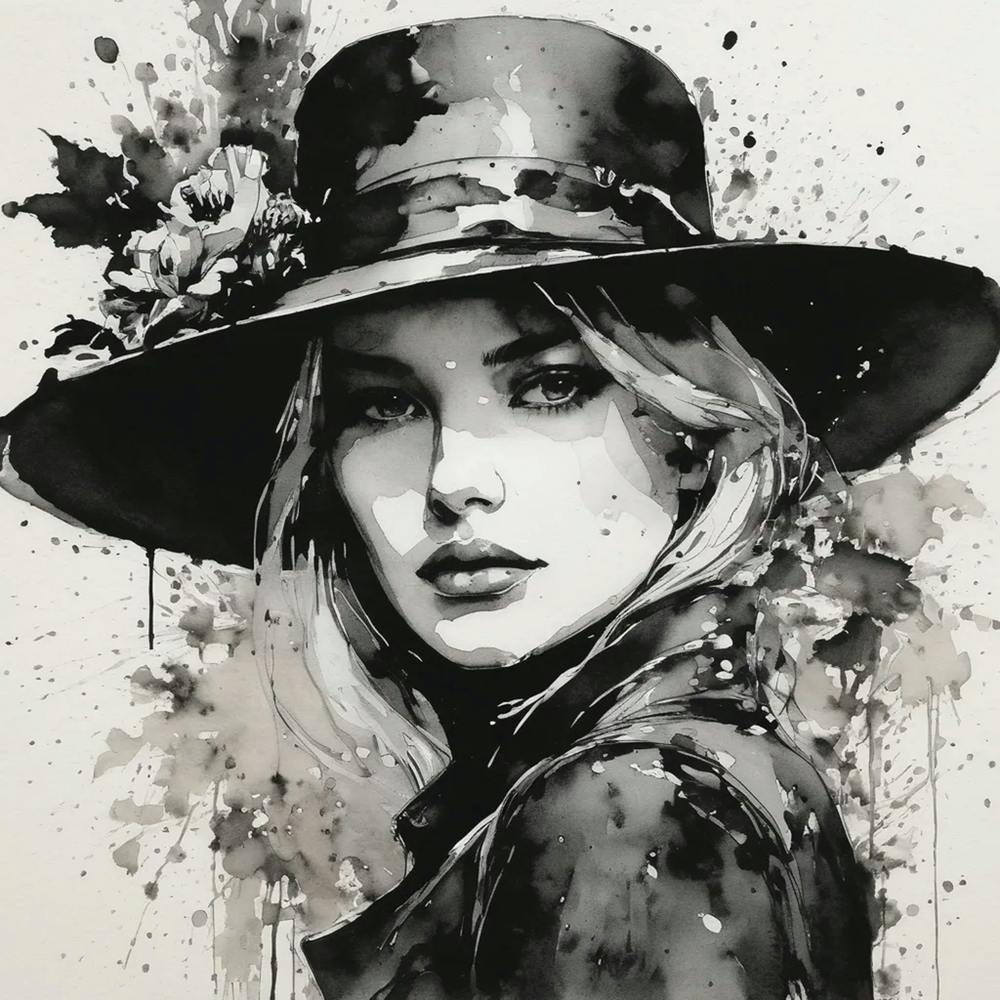 Woman In A Hat