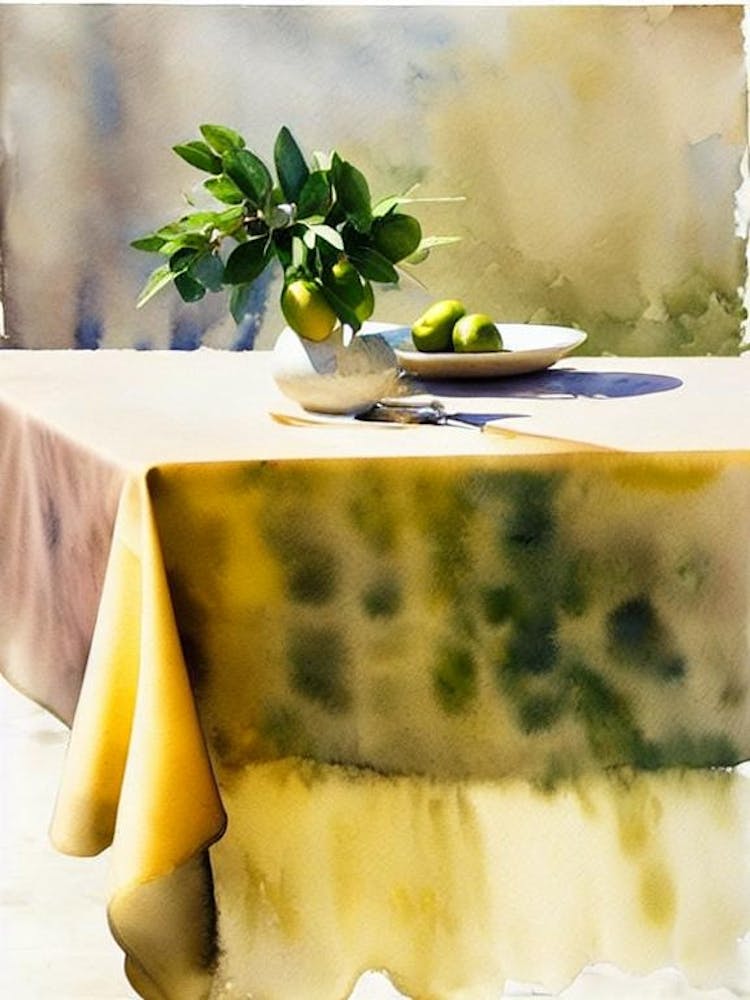 Olive Italian Watercolour fruit