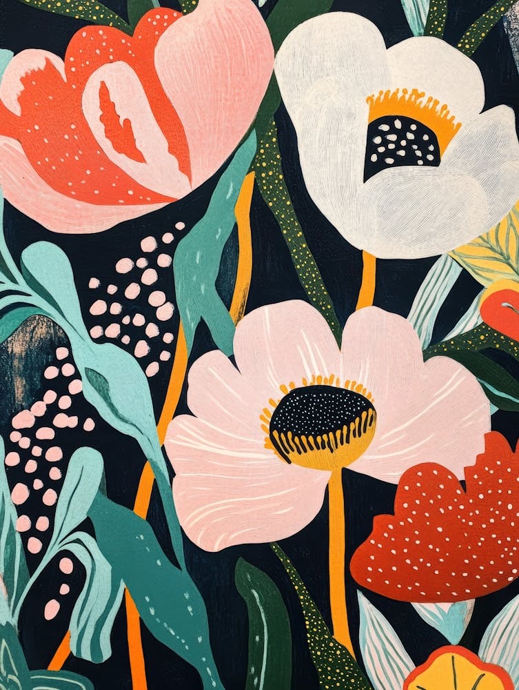 ornate flowers and plants 6