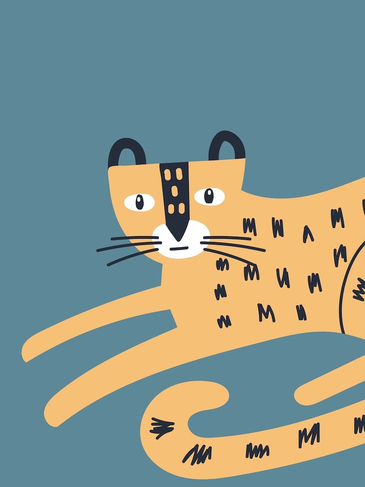 Wild Animal Cheetah Neutral Kids