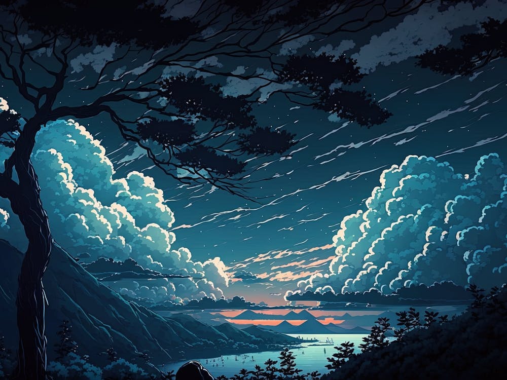 Clouds Over The Lake