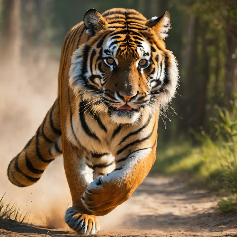 Tiger Running