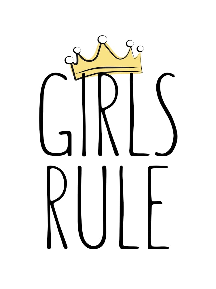 Girls Rule Kids Quote