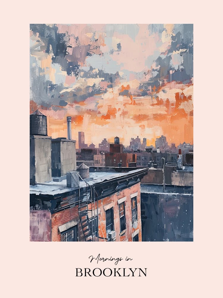Mornings In Brooklyn Rooftops Morning Skyline 4