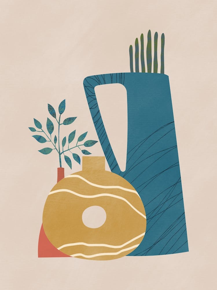 Still Life With Doughnut Vase