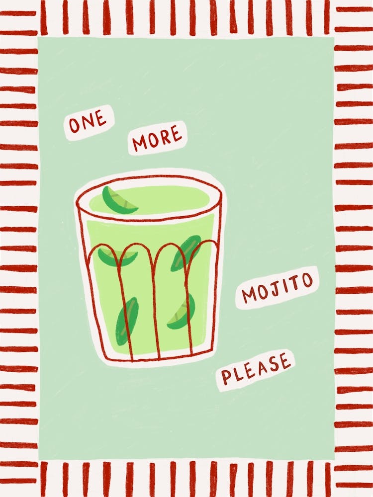 Cocktail Mojito Amusant