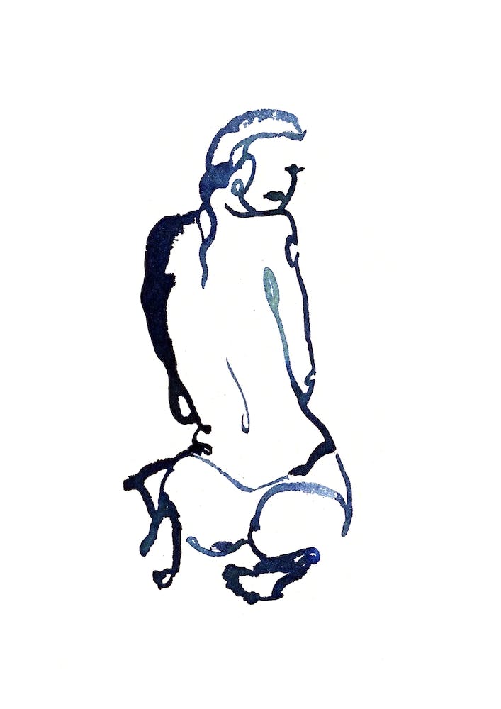 Blue Woman 8