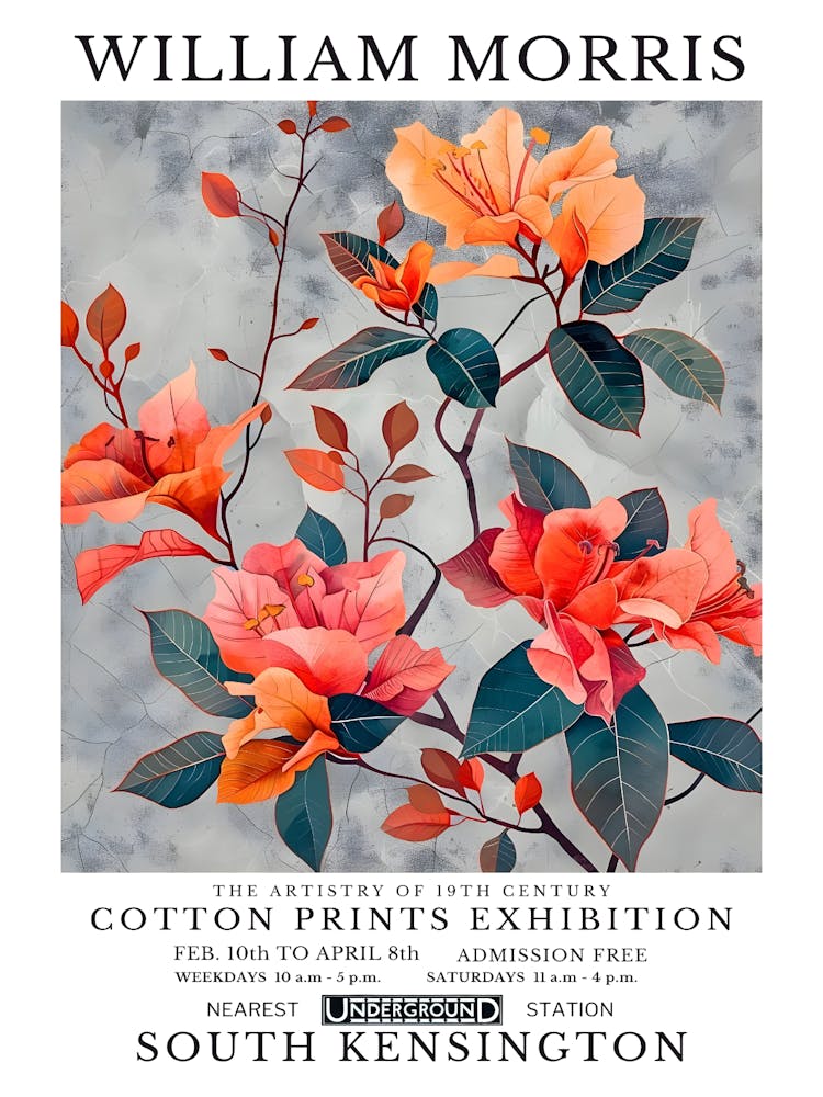 William Morris Cotton Prints Exhibition 30