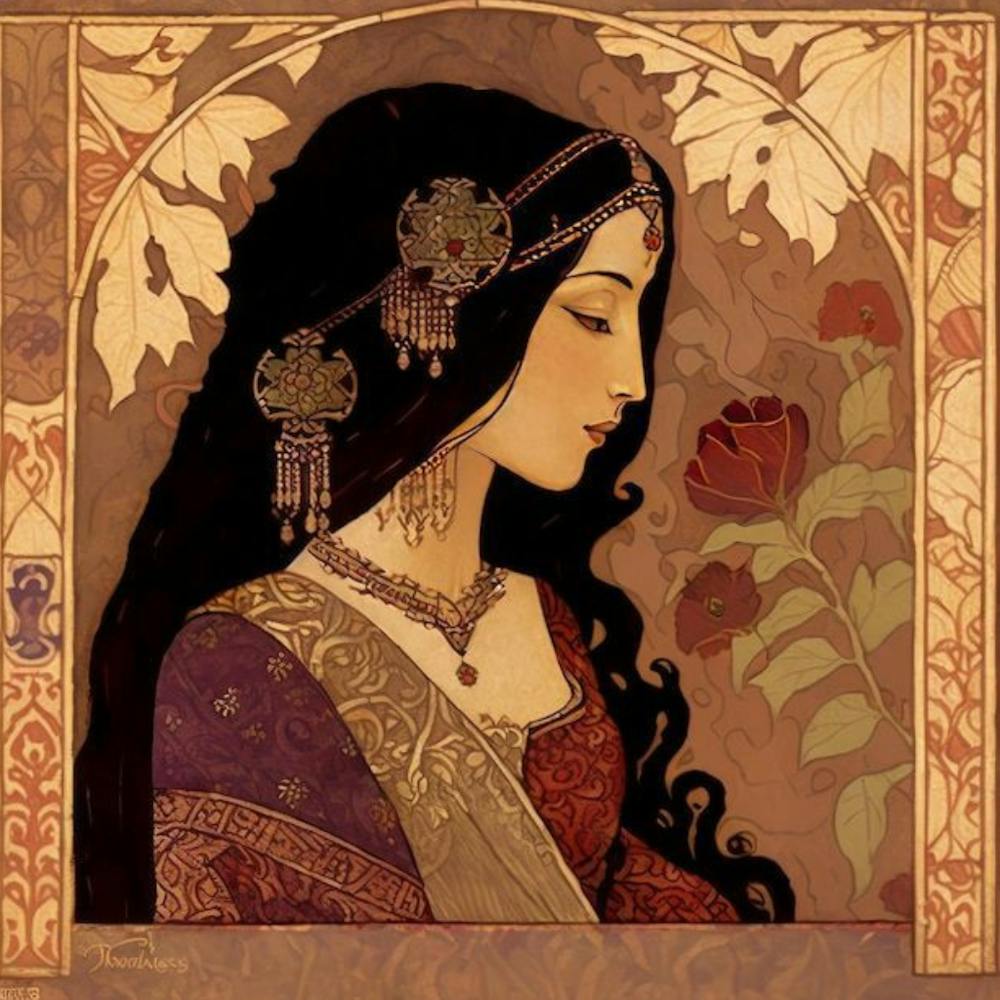 Woman With Long Hair