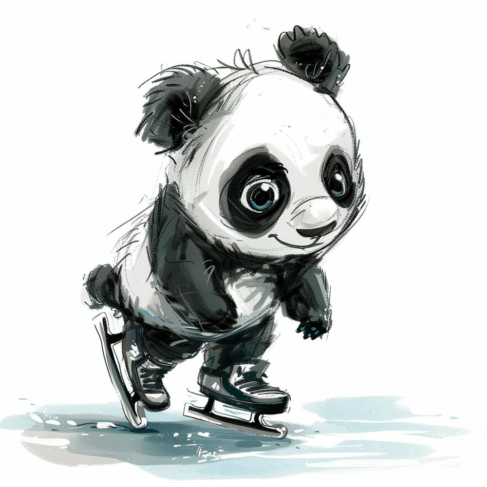 Panda Bear Skating