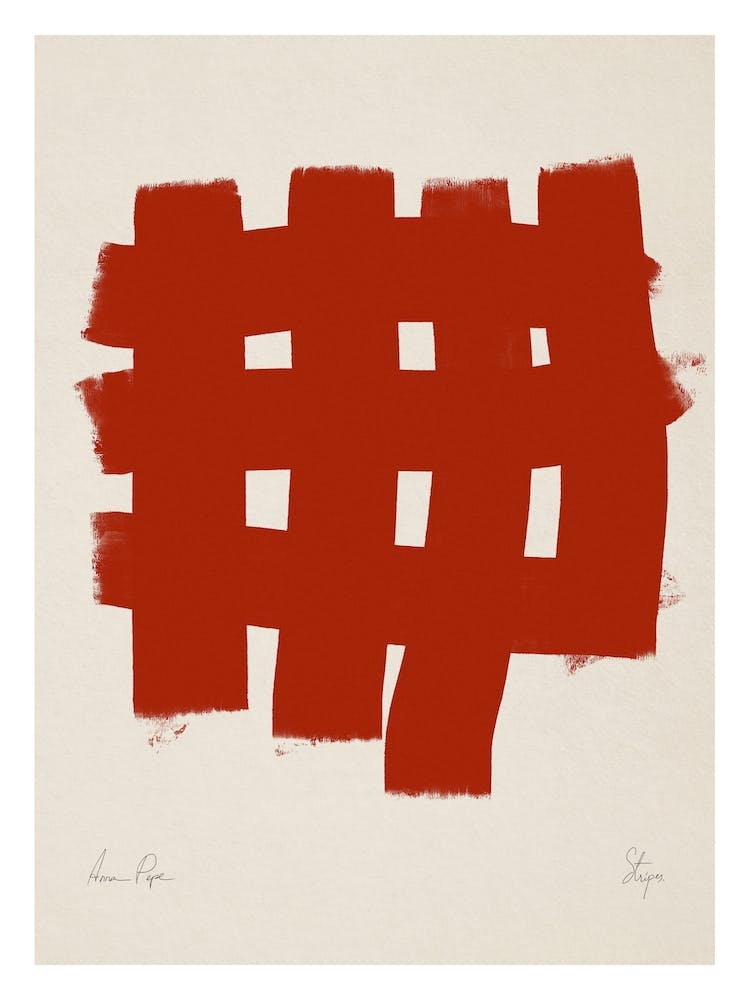 Abstract Red Composition 02