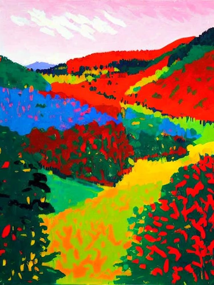 Jim Corbett National Park India Abstract Colourful