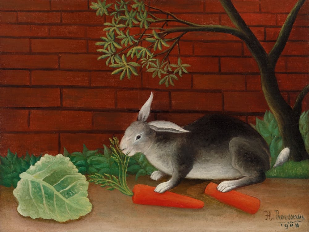 The Rabbit's Meal, Henri Rousseau