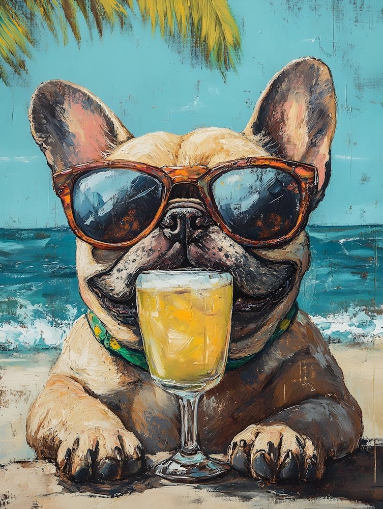 Whimsical Frenchies At The Bar 30