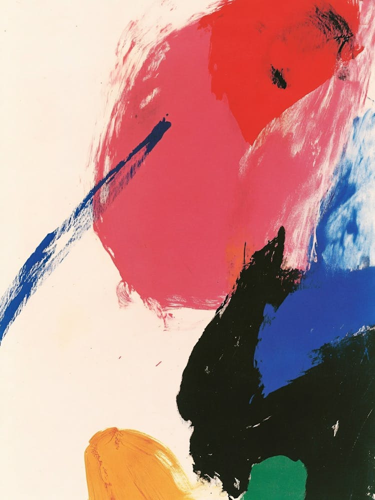 'Colors' Minimal Abstract Painting